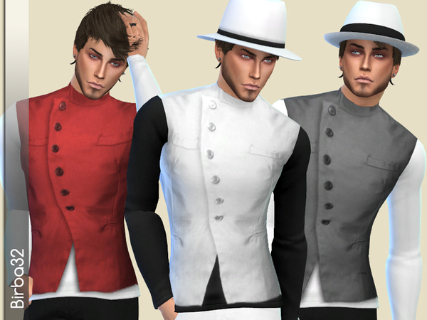 The Sims Resource: Just a gilet by Birba32