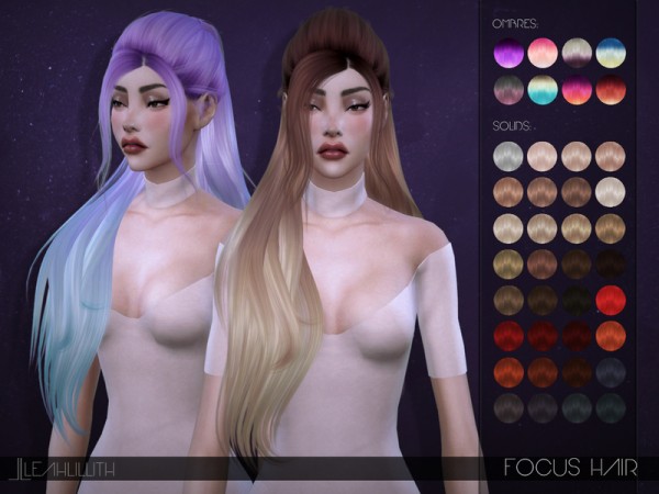  The Sims Resource: LeahLillith   Focus Hair