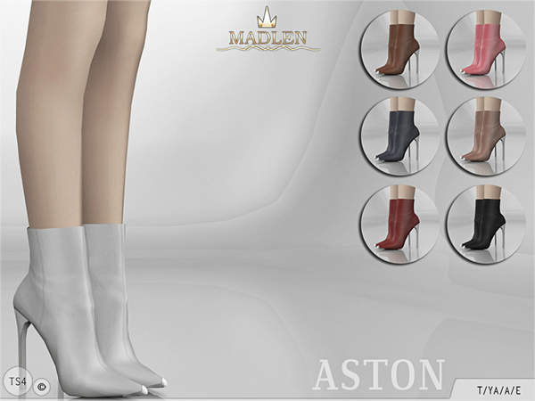 The Sims Resource: Madlen Aston Boots by MJ95