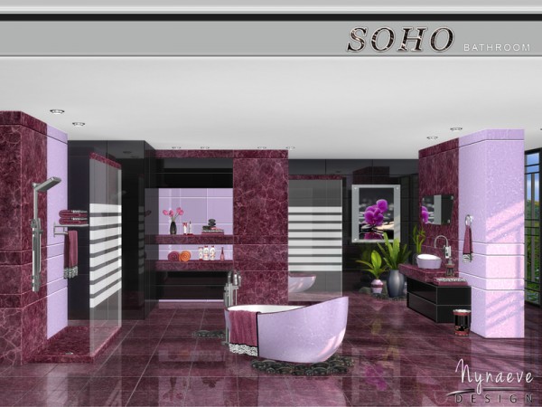  The Sims Resource: Soho Bathroom by NynaeveDesign