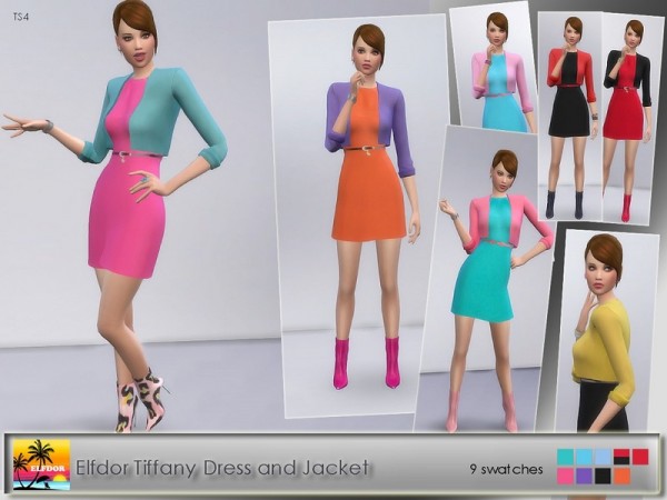  The Sims Resource: Tiffany Set by Elfdor