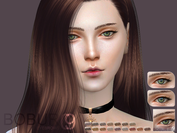  The Sims Resource: Bobur Eyebrows F09