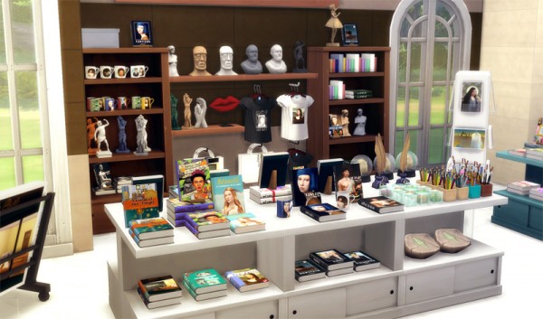  Around The Sims 4: Museum   Great Art Exhibition Shop
