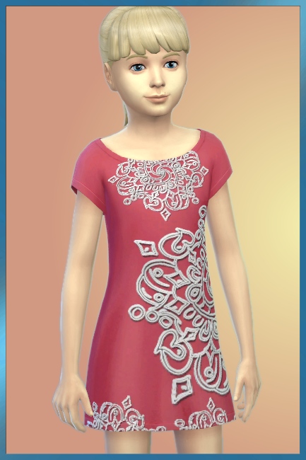  Blackys Sims 4 Zoo: Dress Xantia by Cappu