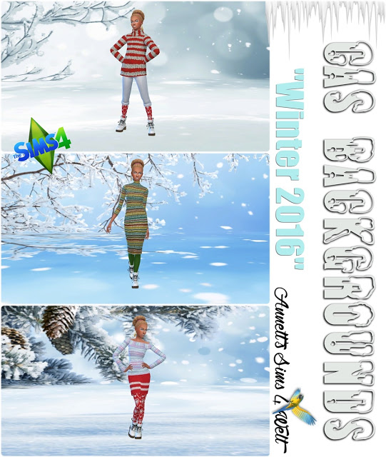  Annett`s Sims 4 Welt: Backgrounds Winter 2016