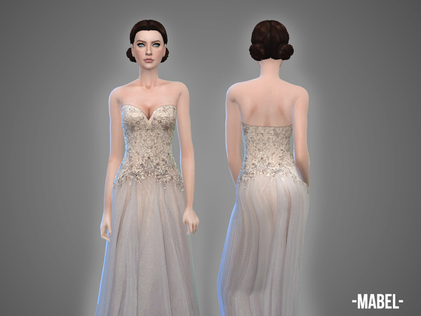  The Sims Resource: Space gown by April