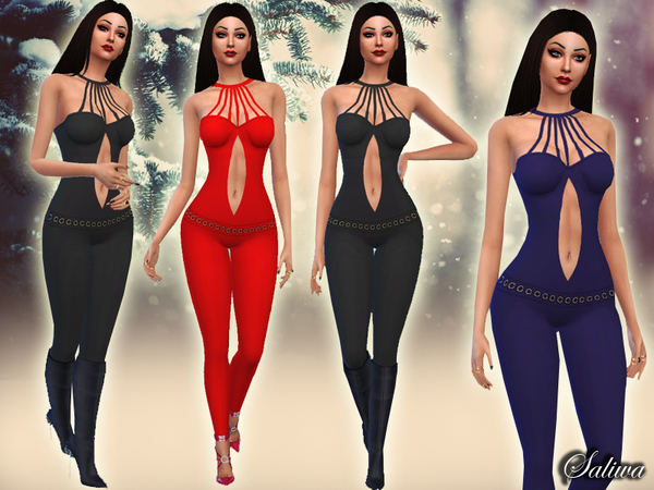  The Sims Resource: Diana Bodysuit by Saliwa
