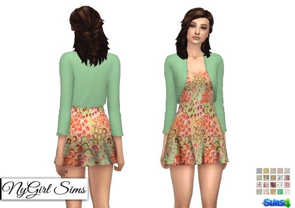  NY Girl Sims: Floral dress