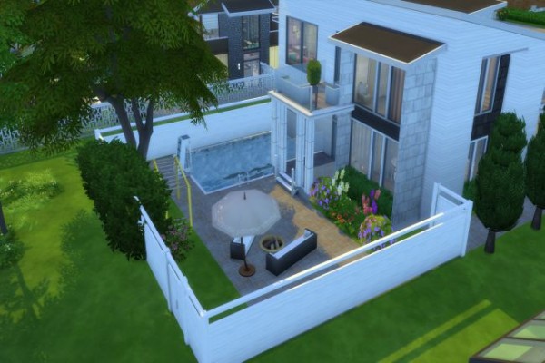  Blackys Sims 4 Zoo: Modern family house by ChiLLi