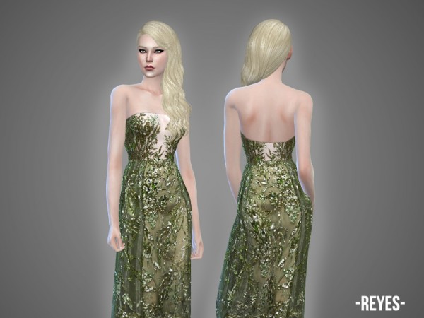  The Sims Resource: Reyes   gown by April