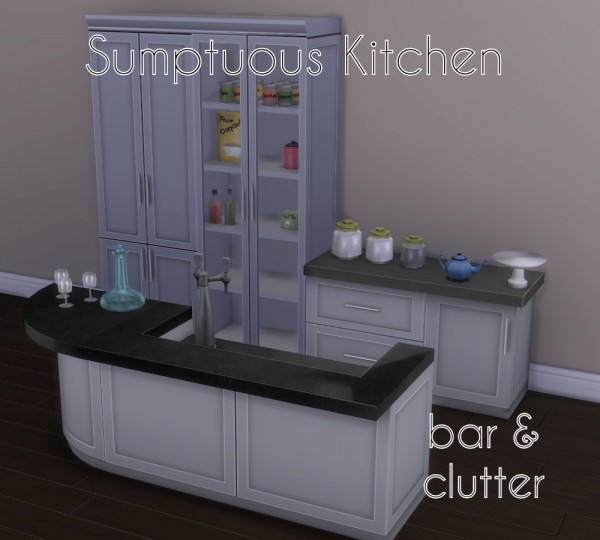  Mod The Sims: Sumptuous Kitchen Add Ons by Madhox
