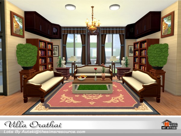  The Sims Resource: Villa Orathai bu Autaki