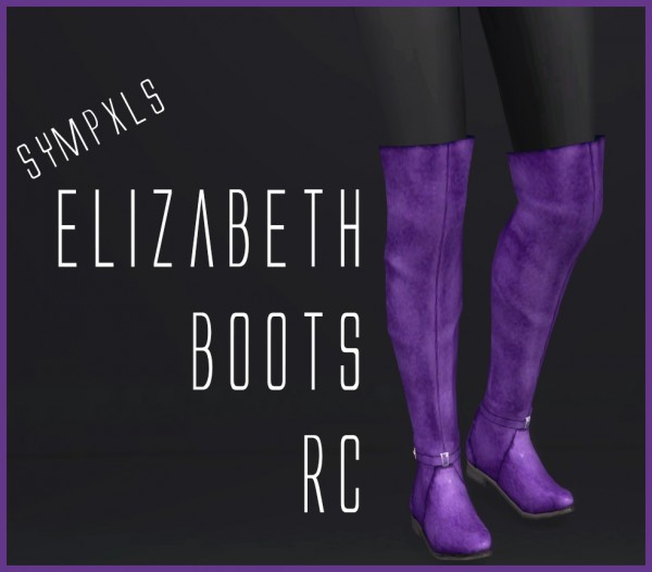  Simsworkshop: Elizabeth Boots by Sympxls
