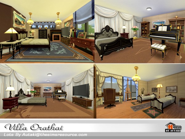  The Sims Resource: Villa Orathai bu Autaki