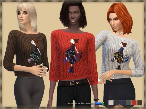 The Sims Resource: Fashionista Sweater by bukovka