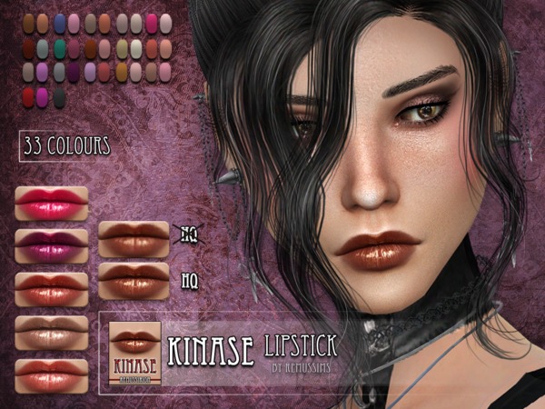  The Sims Resource: Kinase Lipstick by Remus Sirion