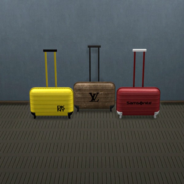  Leo 4 Sims: Standing Suitcase