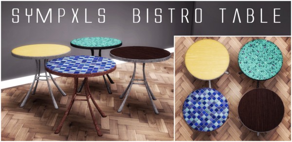  Simsworkshop: Bistro table by Sympxls
