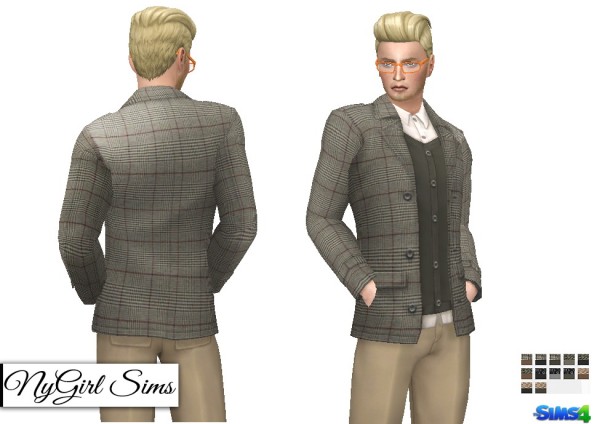  NY Girl Sims: Layered Suit Jacket