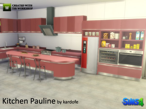  The Sims Resource: Kitchen Pauline by Kardofe