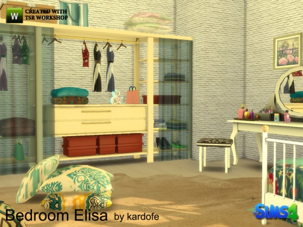  The Sims Resource: Bedroom Elisa by Kardofe