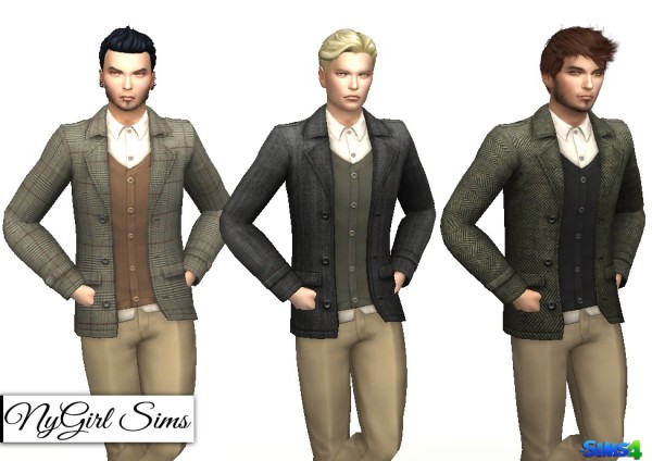  NY Girl Sims: Layered Suit Jacket