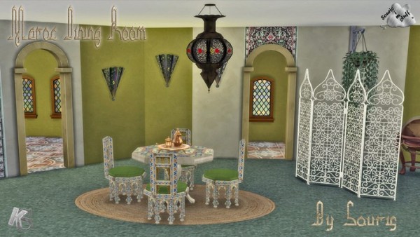  Khany Sims: Maroc dining room