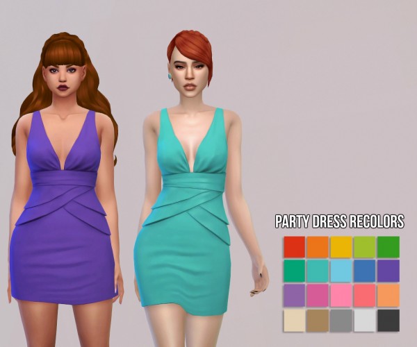  Simsworkshop: Party dress by maimouth