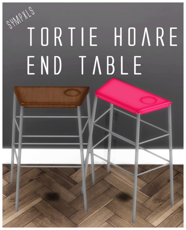 Simsworkshop: Tortie Hoare End Table by Sympxls