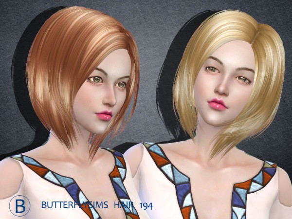  Butterflysims: Bflysims 194 donation hairstyle