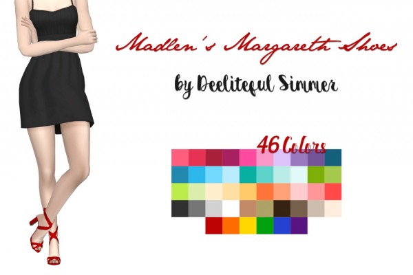  Deelitefulsimmer: Madlen Margareth Shoes Recolor