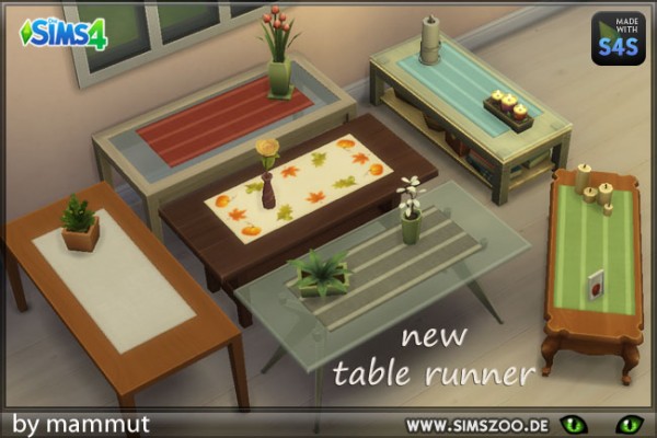  Blackys Sims 4 Zoo: Laeufer table 1 by mammut