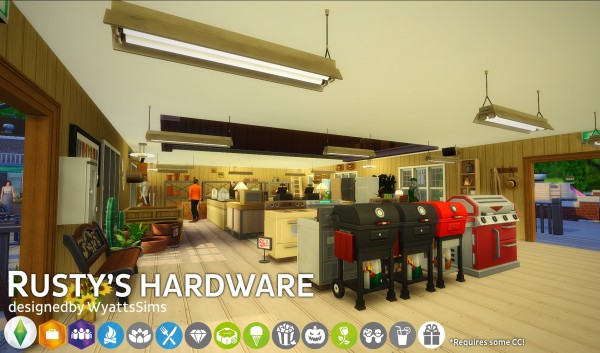  Simsworkshop: Rustys Hardware house by WyattsSims