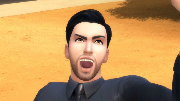  Mod The Sims: Vampire teeth for all by necrodog