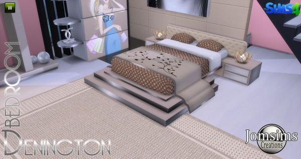 Jom Sims Creations: Denington bedroom