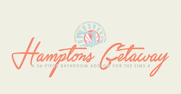  Simsational designs: Hamptons Getaway   Bathroom Addon