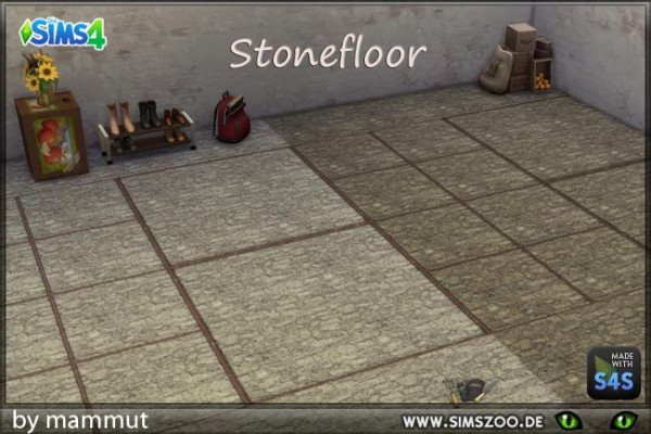  Blackys Sims 4 Zoo: Stone floor 2 by mammut