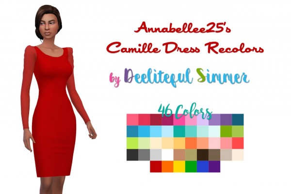  Deelitefulsimmer: Annabellee`s Camille Dress recolor