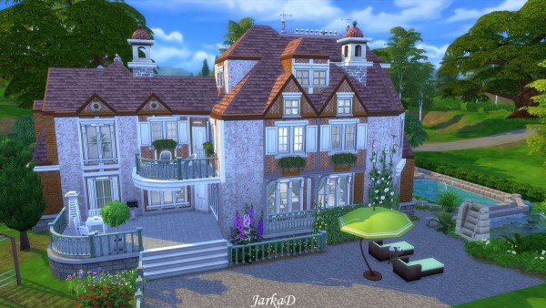  JarkaD Sims 4: Suburban house No.150