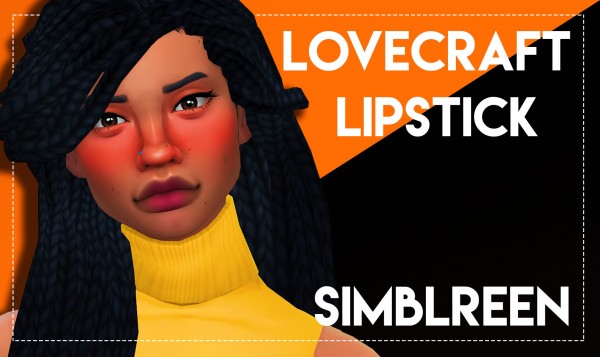  Simsworkshop: Lovecraft Lipstick by Weepingsimmer
