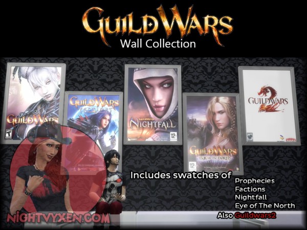  Simsworkshop: Guild Wars Wall Collection