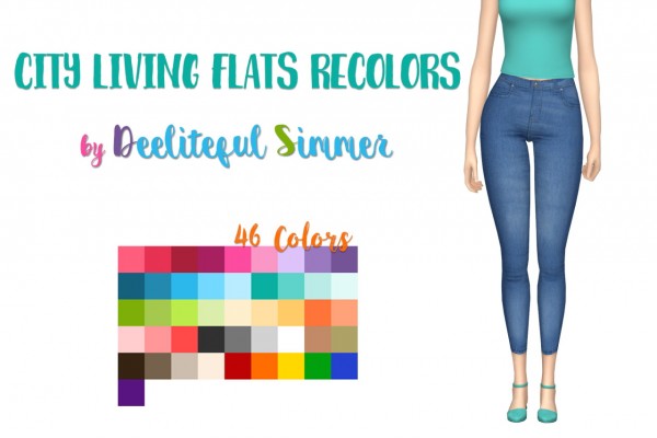  Deelitefulsimmer: City Living Flats recolors