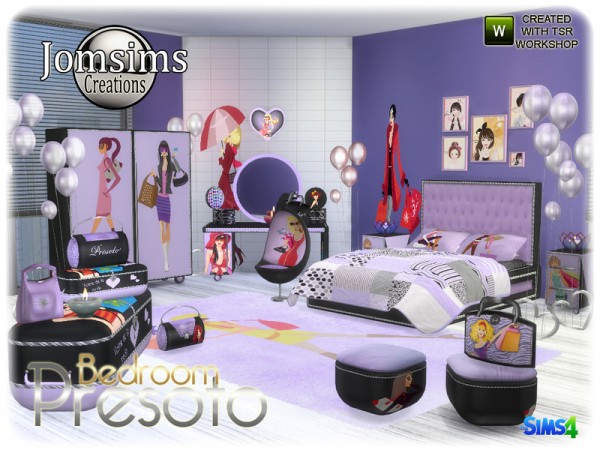  The Sims Resource: Presoto bedroom girly by jomsims