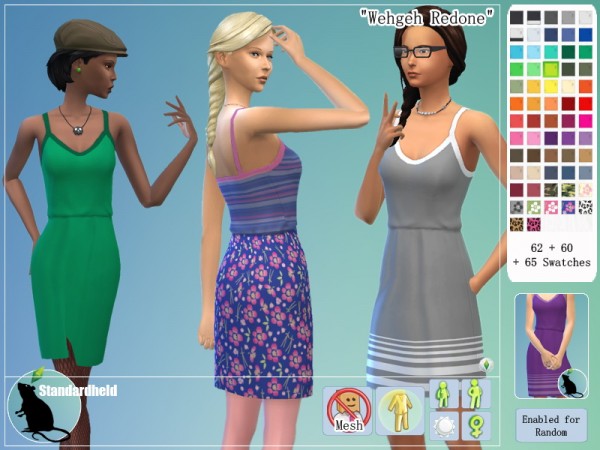  Simsworkshop: Dress Wehgeh Redone by Standardheld