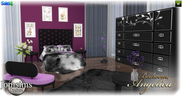 Jom Sims Creations: Angelica bedroom