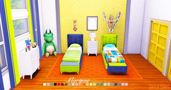 Onyx Sims: Marquee kidsroom Set