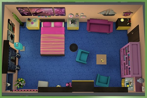  Blackys Sims 4 Zoo: Soya bedroom by Cappu