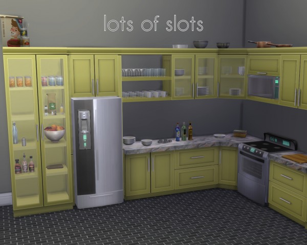  Mod The Sims: Sumptuous Kitchen Set by Madhox