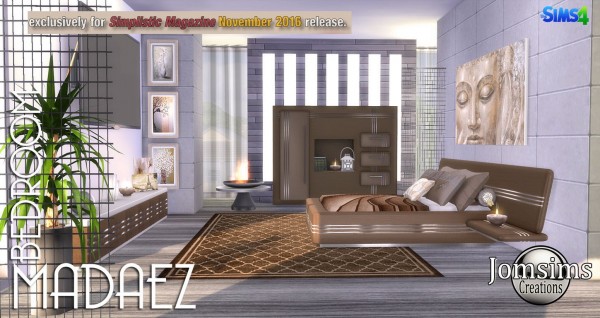  Jom Sims Creations: Madaez livingroom