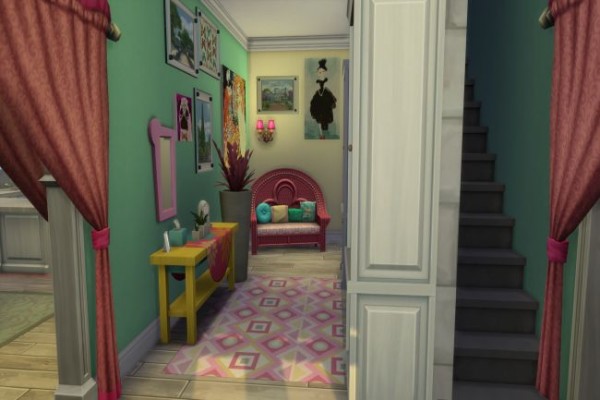  Blackys Sims 4 Zoo: Cherryblossom house by  ChiLLi